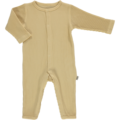 Pyjama Airelle gerippt aus Bio Baumwolle, Sahara Sun