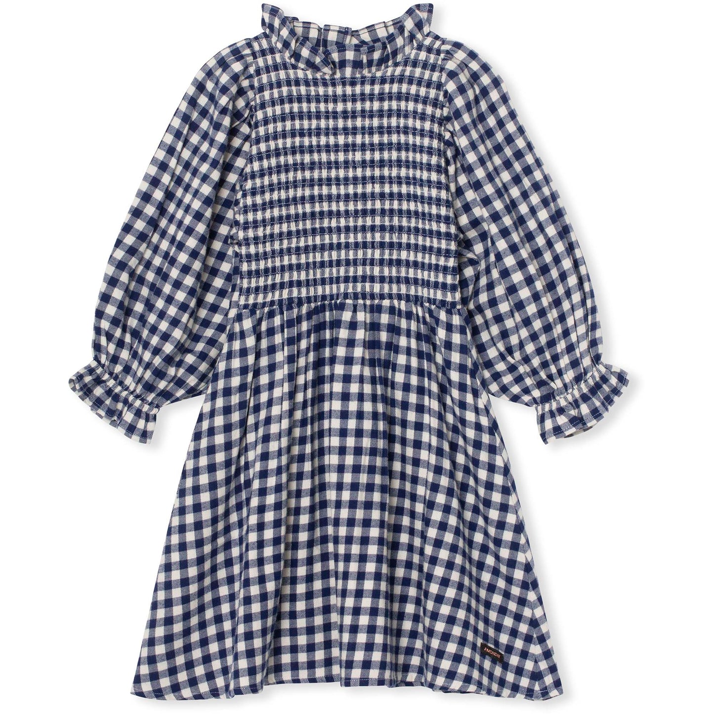 Kleid Elin aus Bio Baumwolle, Vichy Estate Blue