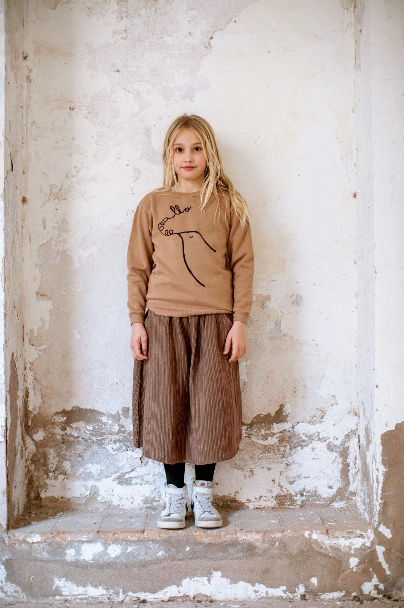 Sweater Paloma en Coton Biologique, Camel