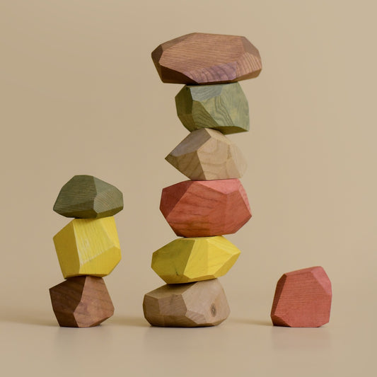 Balancing Stones en Bois, Earthy