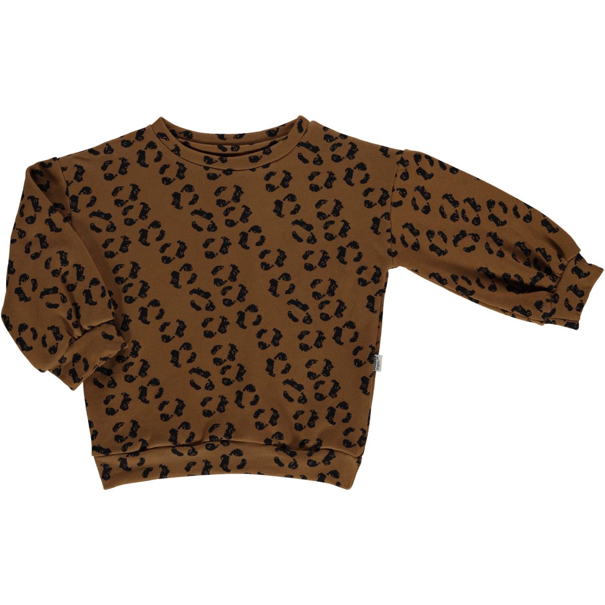 Sweatshirt Jojoba en Coton Bio, Leopard