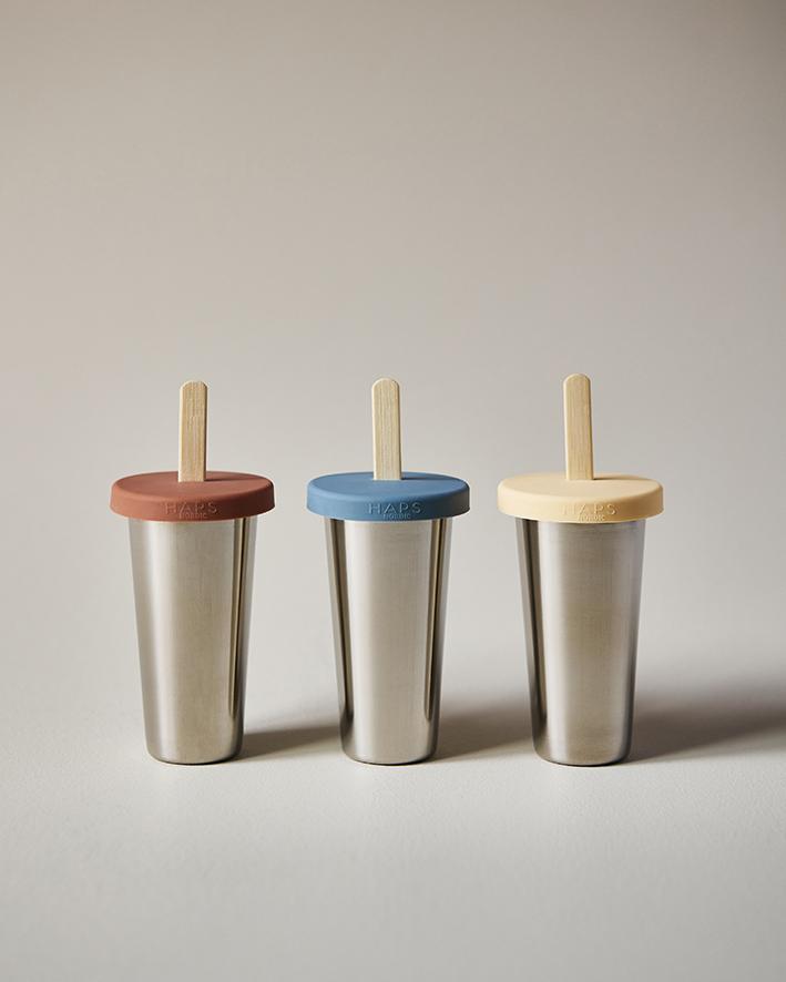 Pack de 4 Ice Lolly Makers, Terracotta