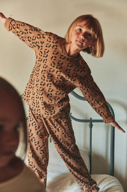 Pyjama Arbousier en Coton Bio, Leopard
