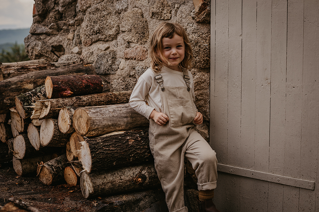 The Wild and Free Dungaree en Coton Bio, Rust